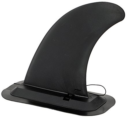 1 Stk Große schwarze Kajak Spurspaltflosse Integrale Flosse für Kanu Boot