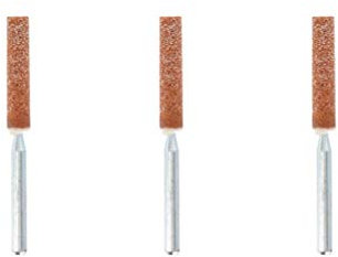 Dremel 454 Chainsaw Sharpening Grinding Stones Multipack, 3 Grinding Stones for Precise, Quick and Easy Sharpening of Chain Saw Blades (4,8 mm)