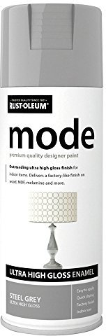 Rust-Oleum AE0240012E8 400ml Mode Ultra High Gloss Spray Paint - Steel Grey