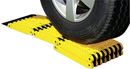 Uniko 6in1 Faltrampe, faltbares Kunststoff-Sandblech Gelb