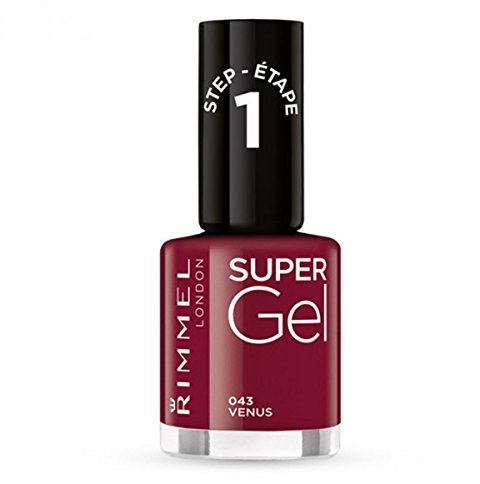 Rimmel - Vernis à Ongles Super Gel - Couleur et brillance - Longue Tenue - 043 Venus - 12ml