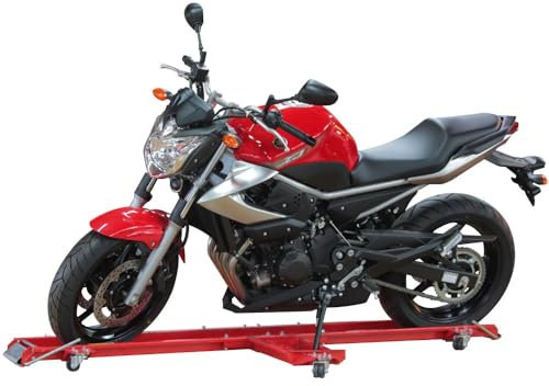 Autobest Chariot déplacement Moto, 5 roulettes Double Roues, Charge 567 kg