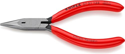 KNIPEX Greifzange für Feinmechanik auf SB-Karte mit Kunststoff überzogen 125 mm, 37 31 125 SB