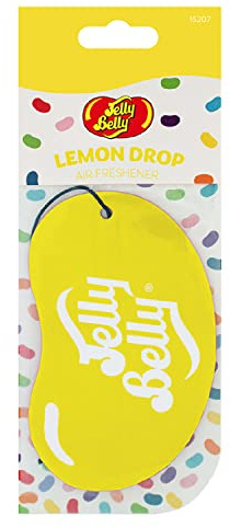 Jelly Belly 15207 2D Lemon Drop Air Freshener, Yellow