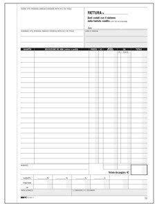 BLOCCO FATTURE TENTATA VENDITA EDIPRO E5221C CD 2 50/50 FOGLI