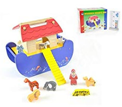 Arca Di Noe 'Caracteres de madera Nt3306 Playset hombres juego macho Bimbo 942