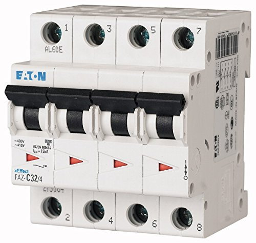 Eaton 279023 Leitungsschutzschalter, 2A, 4P, B-Char