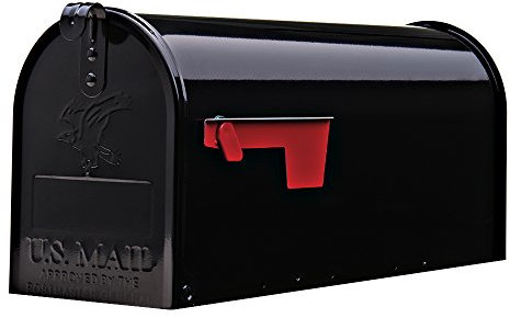 Solar Group Standard Size Galvanized Steel Rural Mailbox