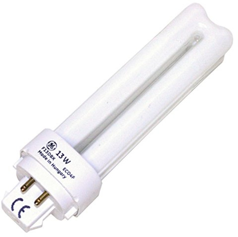 (25 Pack) GE 97596 F13DBX/835/ECO4P 13-Watt 3500K 4-Pin Double Biax Compact Fluorescent Lamp