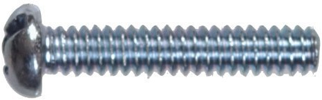 Hillman No. 10-32 in. x 1/2 in. L Combination Round Head Zinc-Plated Steel Machine Screws 100 pk