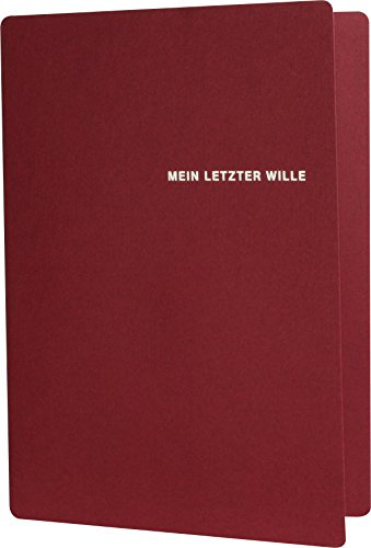 Formulare mit Mappe RNK geprüft (1 Satz, Testament)