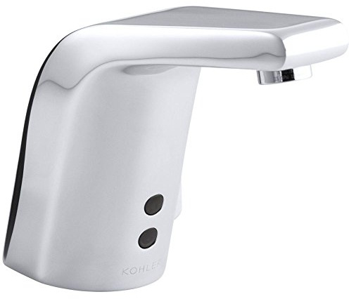 KOHLER Sculpted Touchless faucet with Insight™ technology and temperature mixer, Hybrid-powered