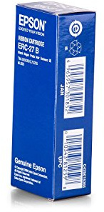 Original färgband passar Fujitsu SG 840 Epson ERC27B C43S015366 – premium nylonband – svart
