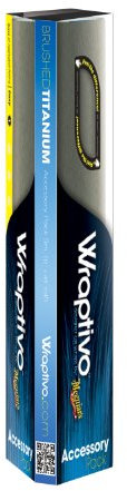Meguiar's F3101 Wraptivo, Größe S, 1.22 m x 30.48 cm, Nickel-Titanium gebürstet