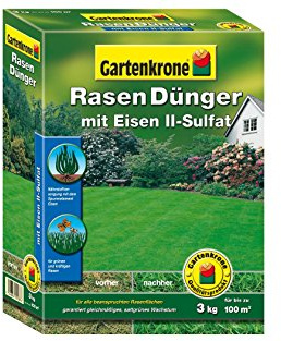 Gartenkrone Rasendünger mit Eisen II- Sulfat 3,0 kg