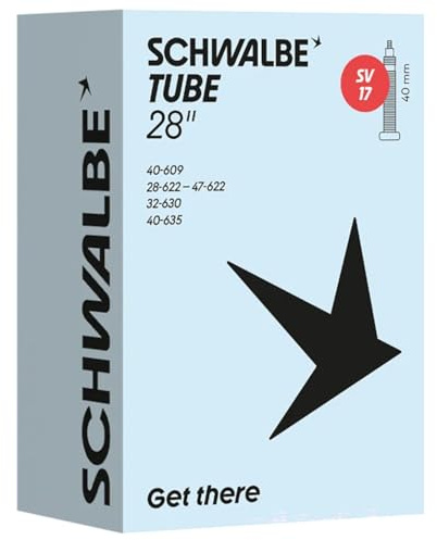 Schwalbe 01152800 Fahrradschlauch, 1 oder 2 Stück, 71 cm (28 Zoll), DV/AV/SV