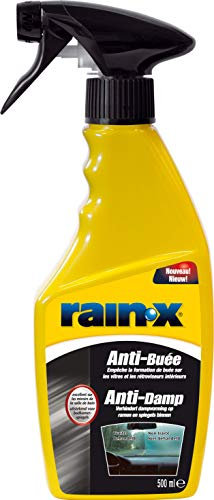 Rain-X Traitement Antibuée pour Véhicules et Miroirs – Prévient la Condensation et la Buée – Solution Durable pour Vitres et Surfaces – 500 ml