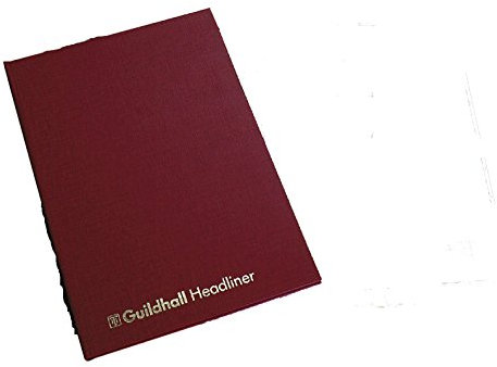 Guildhall Spaltenbuch mit Kopfleiste Serie 38 8 Spalten 80 Blatt 298 x 203 mm