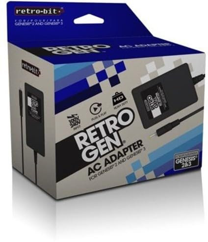 Retro-Bit AC Adapter for Sega Genesis 2 and 3