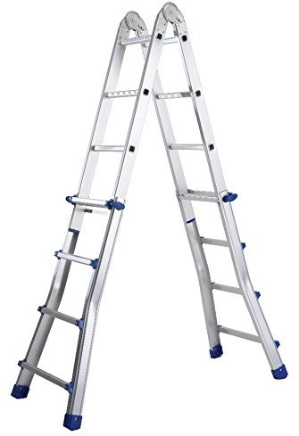 SCALA ALLUMINIO TELESCOPICA MULTIUSO GR. 4+4 STEP 2