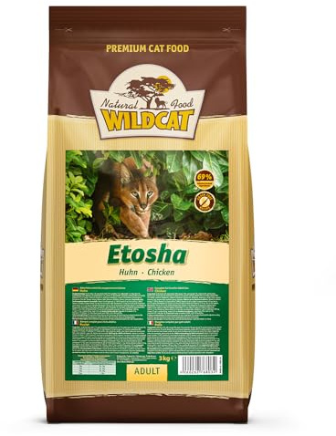 WILDCAT – Etosha Adult | Trockenfutter mit natürlichen Zutaten und wertvollen Superfoods für ausgewachsene Hunde. Getreidefreies Alleinfutter ohne künstliche Zusatzstoffe im Beutel | Trockenfutter