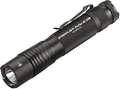 Streamlight ProTac HL 88052 Lampe torche tactique professionnelle USB 1000 lumens avec lumière forte/faible/stroboscopique 1000 lumens