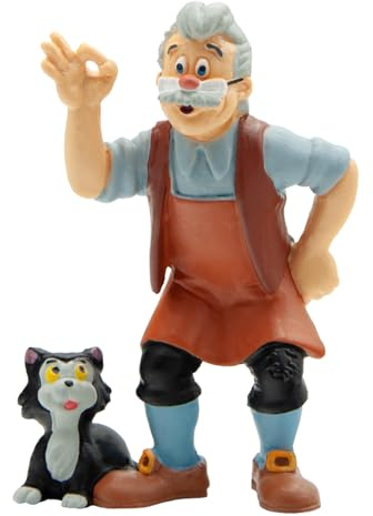 Bullyland 12398 - Spielfigur Meister Gepetto aus Walt Disney Pinocchio, ca. 7,4 cm, detailgetreu, ideal als kleines Geschenk für Kinder ab 3 Jahren