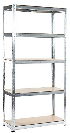 TMZ Heavy Duty Boltless Shelving Unit Garage Utility Home Storage Rack 1800x900x400MM