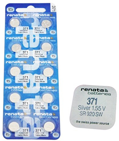 Renata 10 Reloj Pilas: 371 (SR920SW)