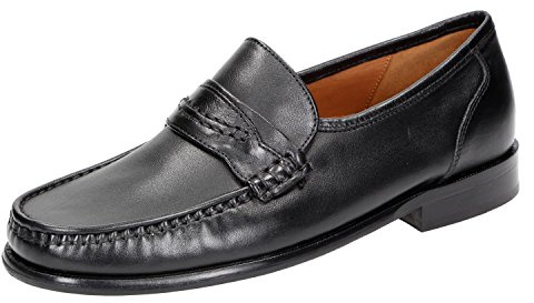 Sioux herr Como mokassin, svart - 49 EU