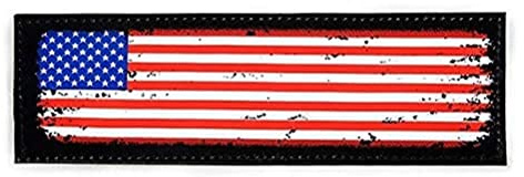 Kardborreband, landsflagga, USA, liten