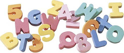 Gütermann / KnorrPrandell 1510500 - Moosgummi-Stempel Buchstaben/Ziffer, 36 Stück/Beutel