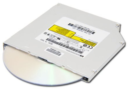 Toshiba-Samsung TS-T633 graveur DVD interne slot-in (mange-disque) de l’interface SATA et 12,7mm d'épaisseur pour les PC portables par ex. Dell Studio 15, 17, 1435, 1535, 1536, 1537, 1555, 1735, 1737, 1640, 1645