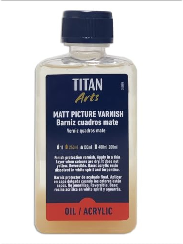 TITAN arts BARNIZ CUADROS MATE 250 ML