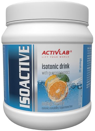 Activlab Isotonisches Getränkepulver 630 g - Elektrolyte mit Magnesium Calcium B-Vitaminen - 20 Portionen - Sport Drink für Ausdauer Hydration - Isoactive Orange
