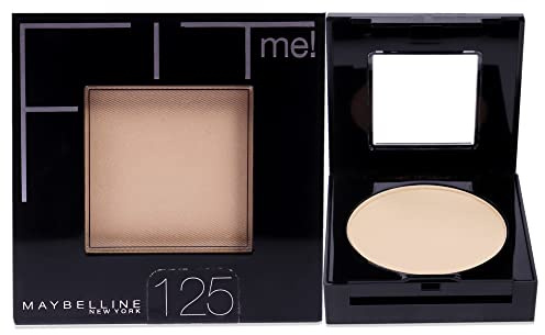 Maybelline New York Fit Me Set + Smooth Powder Makeup, Nude Beige, 0.3 oz.