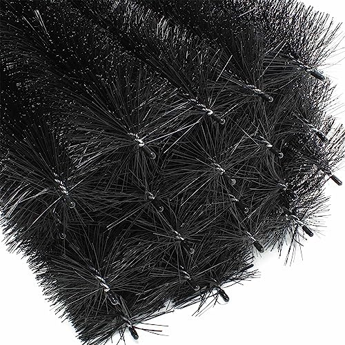 24m Cepillo para canalones 120 cm Ø 8 cm protección contra hojas y animales 20 unidades