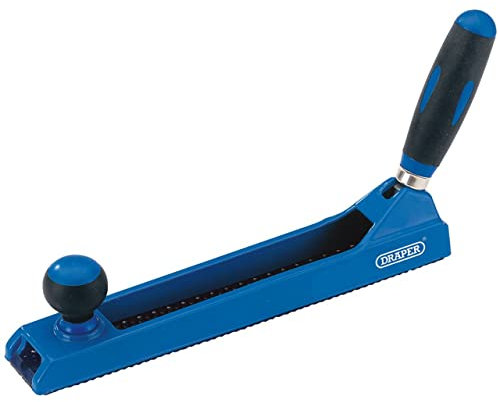 Draper 13848 Adjustable Handle Multirasp Wood Plane, Blue, 255mm Length