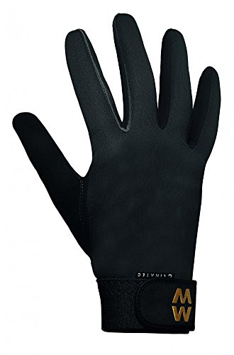 Mens & Ladies 1 Pair MacWet Long Climatec Sports Gloves In 4 Colours - 8 Unisex - Black