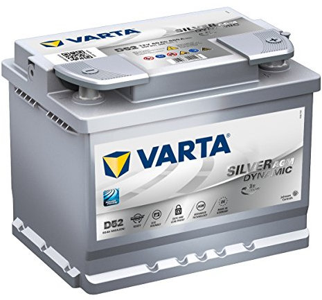 Varta 560 901 068 PKW-Batterie mit Start-Stop Plus-System, D52, 12 V, 60 Ah, 680 A