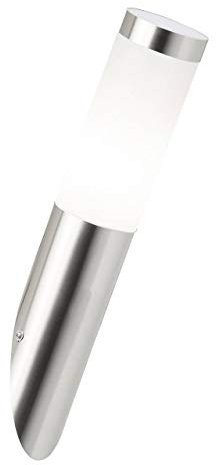 BRILLIANT lampe Chorus torche murale extérieure acier inoxydable | 1x A60, E27, 20W, adapté aux lampes normales (non incluses) Échelle A ++ à E | Classe de protection IP: 44 - étanche aux éclaboussures