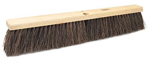 Weiler 25242 24 Block Size, Palmyra Fill, Lacquered Hardwood Block, Economy Garage Brush