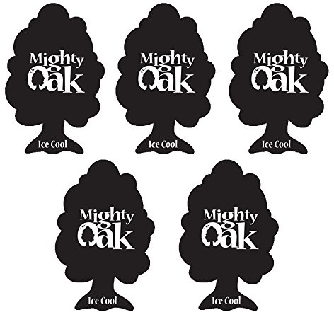 5 x Mighty Oak Air Car Freshener - Ice Cool
