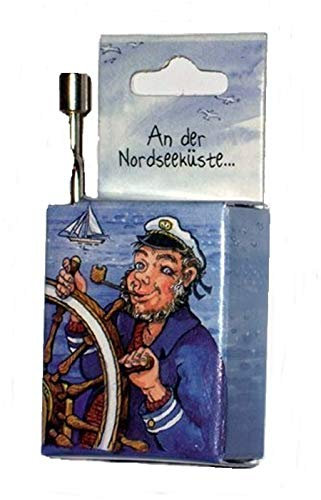 Spieluhr Seemannslied Nordseeküste Minidrehorgel Kurbelwerk