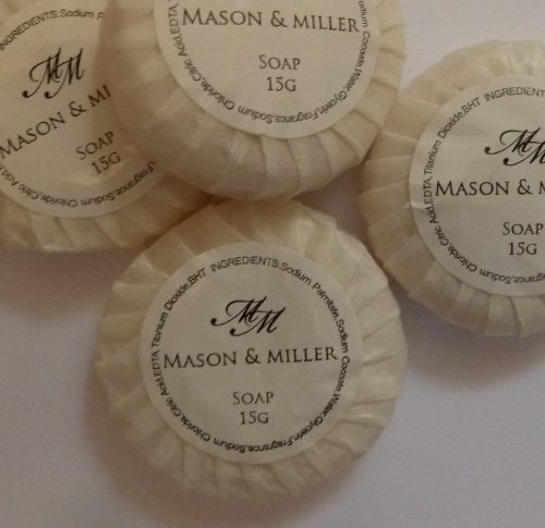 5 x Mason & Miller Tissue Pleated Guest Soaps