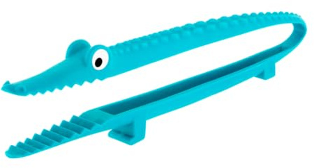 Pylones Küchenzange Croc' Odile, Tongs, PP-Kunststoff, Plastic, Crocodile Design, Blue