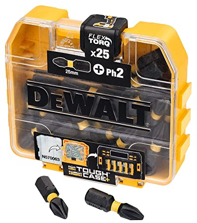 DEWALT Extreme FLEXTORQ Set med 25 st PH2 25 mm i litet storpack