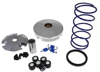 Variateur Polini HI-Speed - MBK Nitro Naked 50. | Couché; Evo-Slider, ressorts d'embrayage, galets 16x13; compatible avec Yamaha Aerox 50 à eau, compatible avec MBK Booster 50
