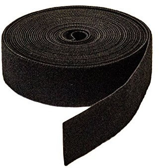 NavePoint 1 Inch Roll Hook and Loop Reusable Cable Ties Wraps Straps - 5M 15ft