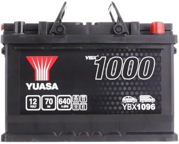 YUASA YBX1096 YBX1000 Autobaterie/Starterbatterie 70Ah 12V 640A DIN/ISO L3